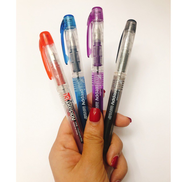 Bút máy mực ống Preppy Nhật 4 màu