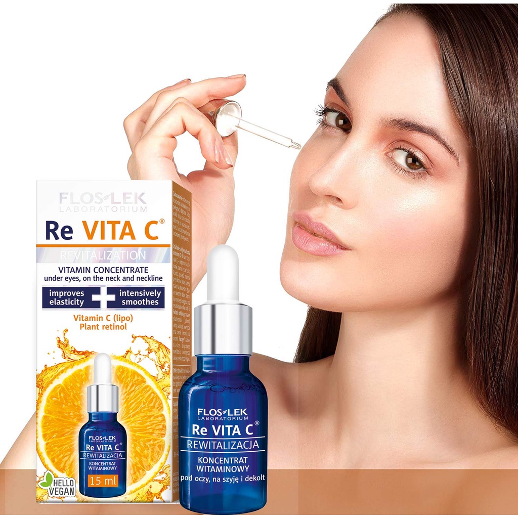 Tinh chất sáng da, mờ thâm Floslek Vitamin C Revitalization Vitamin Concentrate 30ml