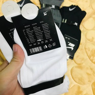 TẤT CỔ NGẮN NIKE - LỐ 10 ĐÔI.