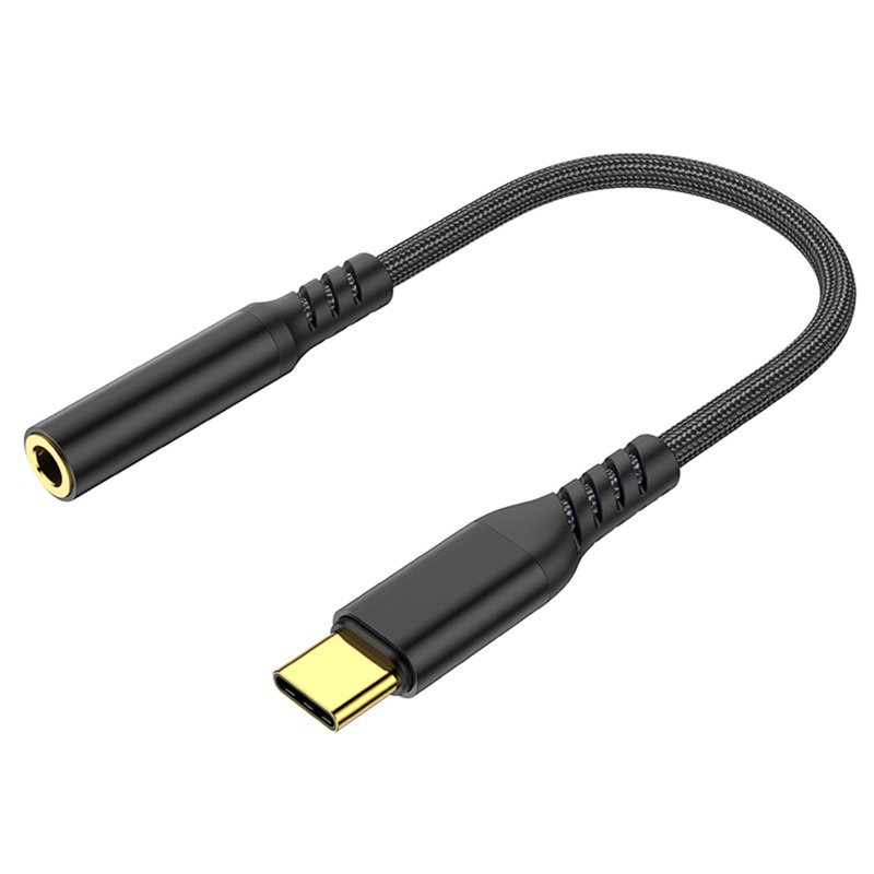 Cáp ChuyểN ĐổI Âm Thanh Tai Nghe LoạI C Sang 3.5mm DàI 15cm
