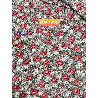 VẢI LỤA 100D HOA NHÍ - DÒNG VẢI THÔNG DỤNG - 1 MÉT X 1M5