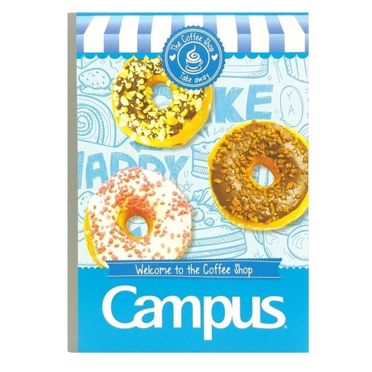 Vở kẻ ngang có chấm khổ B5 Coffee Shop Campus 80 trang BCOF80