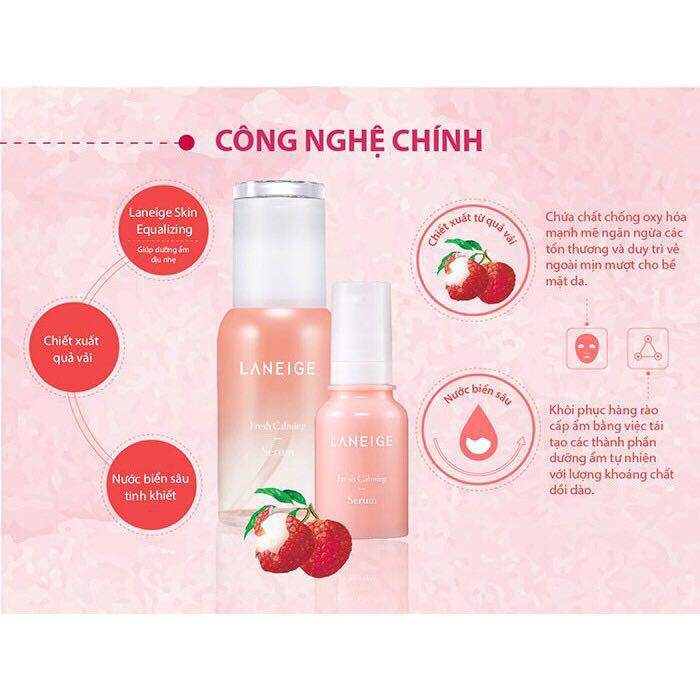 TINH CHẤT DƯỠNG ẨM LANEIGE FRESH CALMING 9ML CHÍNH HÃNG