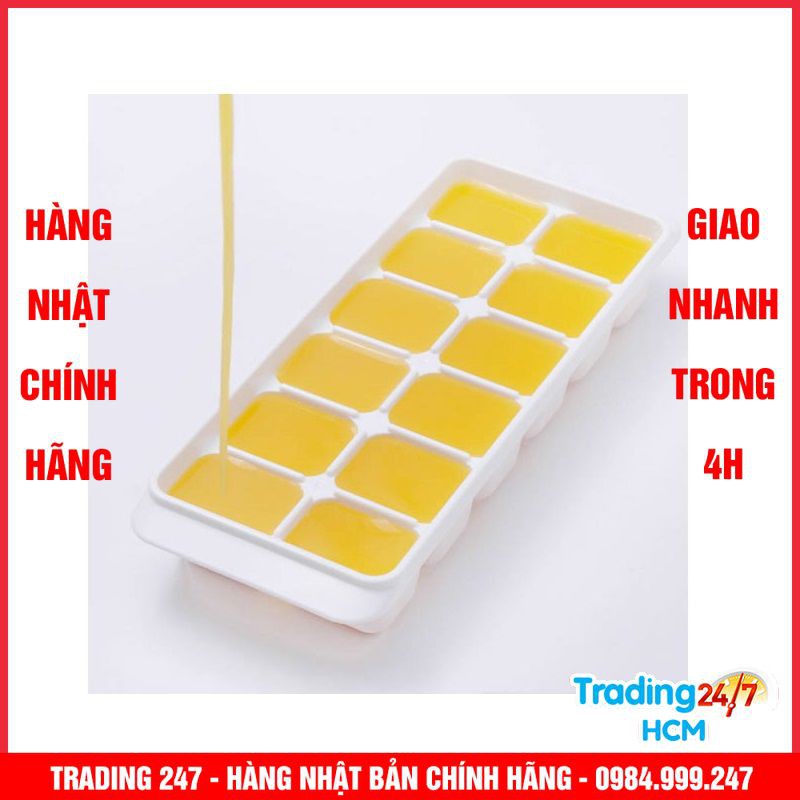 [Giao hàng HCM - 4h ] Khay đựng ăn dặm trẻ em 12 ngăn có nắp kháng khuẩn NỘI ĐỊA NHẬT BẢN