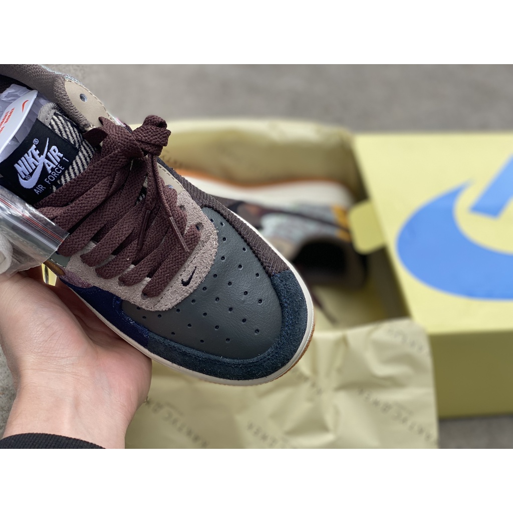 (Ảnh Shop Chụp) Giày Thể Thao- Af1 Travis Scot Thổ Cẩm Bản Trung Cao Cấp (Fullbox+ Phụ kiện) | BigBuy360 - bigbuy360.vn