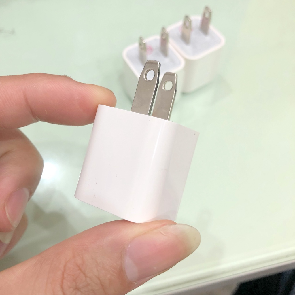 Củ sạc vuông IP 1A 5W, cóc xạc dùng cho iphon sạc ổn định dùng cho mọi loại dây - DATA shop