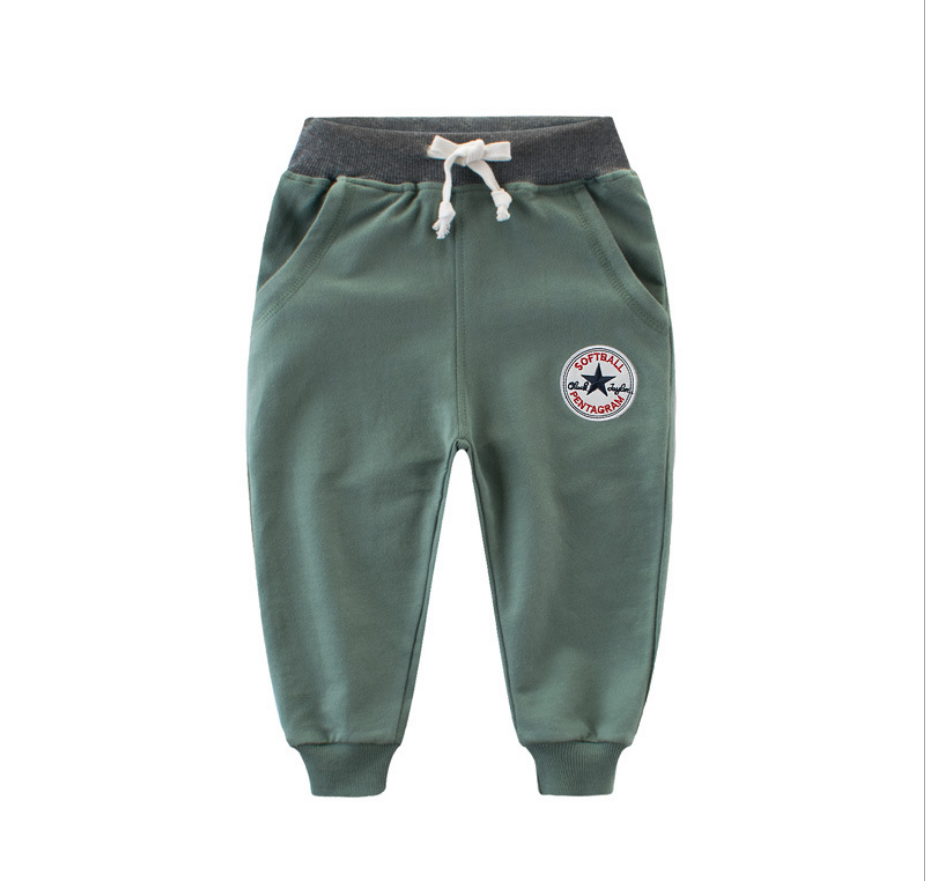 Children’s Pants Sweatpants Double Pocket Design Ready Stock