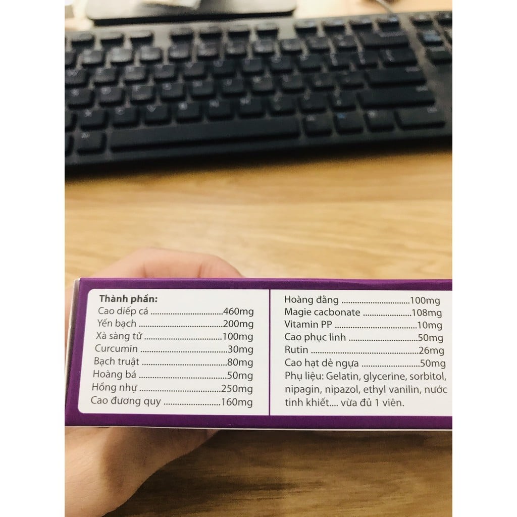 Bảo trĩ an - Hỗ trợ giảm táo bón từ cao diếp cá ❤️ thanh nhiệt