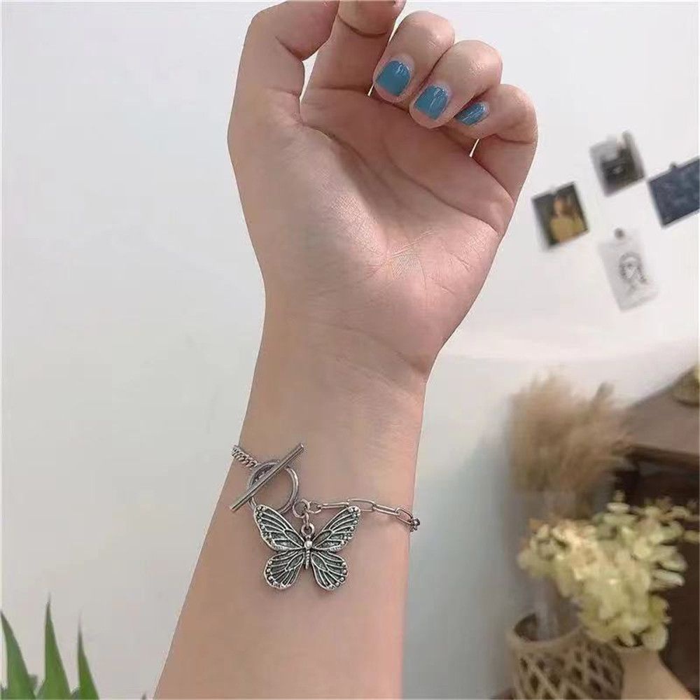 Dây Chuyền/Khuyên Tai/Vòng Tay Mặt Hình Bướm Thời Trang Hàn Quốc Cho Nữ