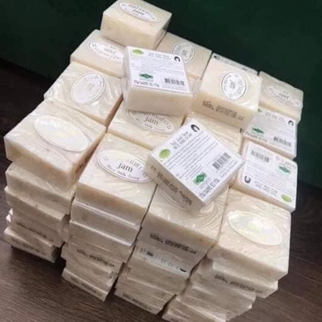 Sỉ combo 12 bánh Xà phòng kích trắng sữa gạo Thái Lan