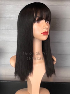 TÓC BỘ THẲNG 45cm NÂU ĐEN