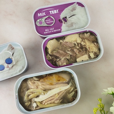 Pate cho mèo Teb TM thức ăn cho mèo bầu dinh dưỡng tăng cân cho mèo con Surica (125gram)