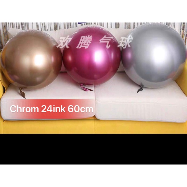 Bóng chrom siêu nhũ size 24ink 60cm