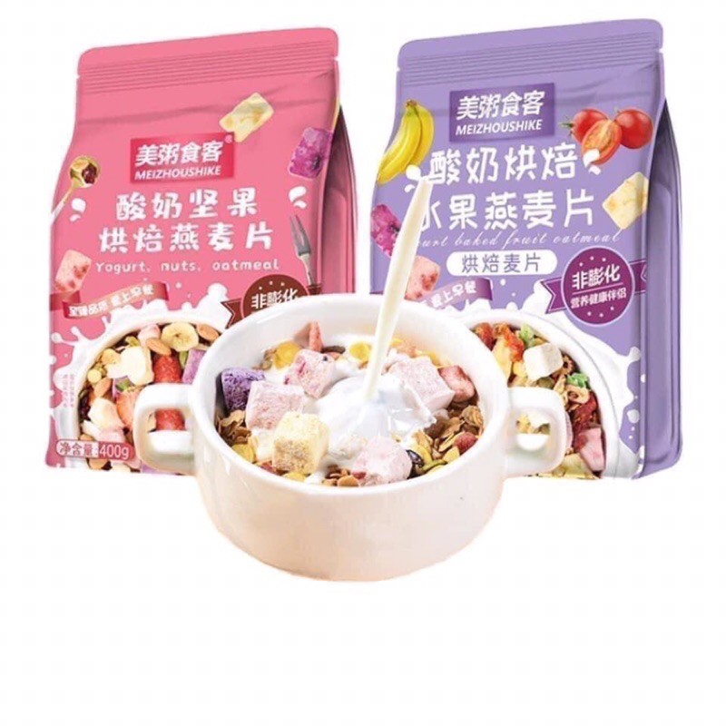 NGŨ CỐC HOA QUẢ SỮA CHUA