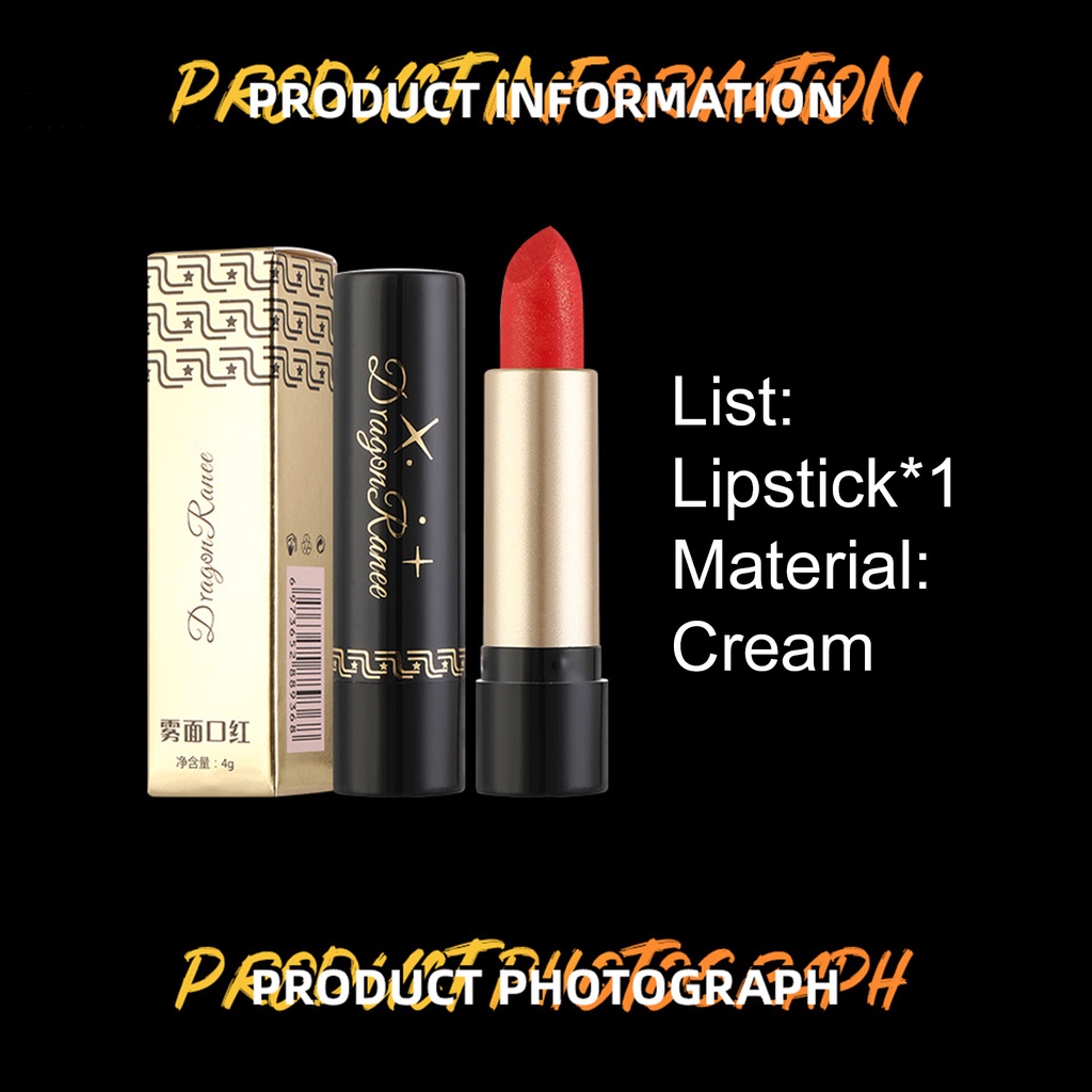 [Hàng mới về] Thỏi son môi lâu trôi chống thấm nước lên màu đậm thời trang cho nữ