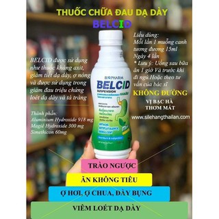 Chai siro Dạ Dày BELCID SUSPENSION Thái Lan 240ml