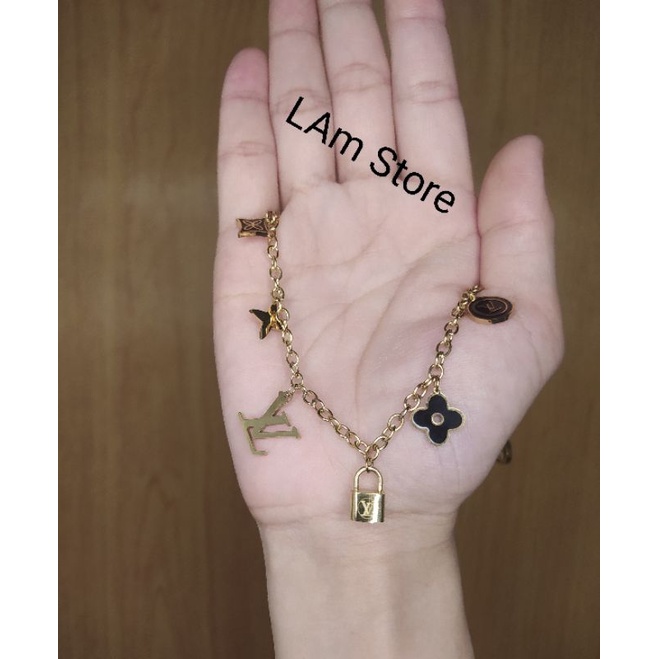 💥💥 Lâc tay nữ ,Vòng tay mềm LV thép TiTan cao cấp không hoen,không gỉ