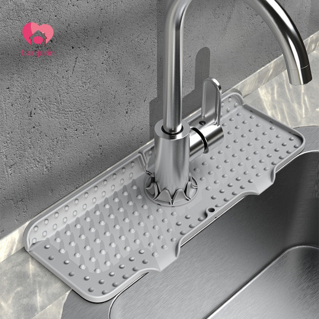 Banjarin Tấm Chắn Silicone Gắn Bồn Rửa Chén Chống Văng Nước Dễ Lắp Đặt