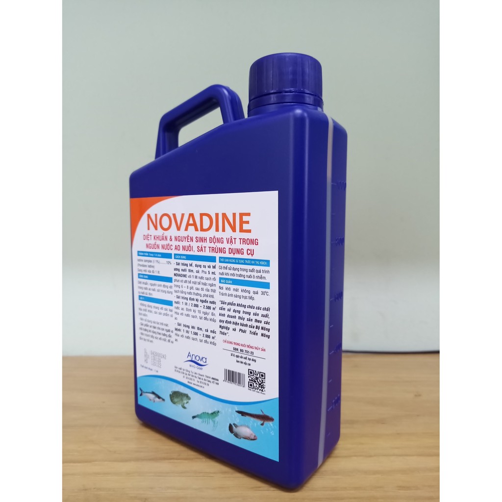 Thuốc Sát Trùng Cho Tôm Cá Anova NovaDine - Iodine