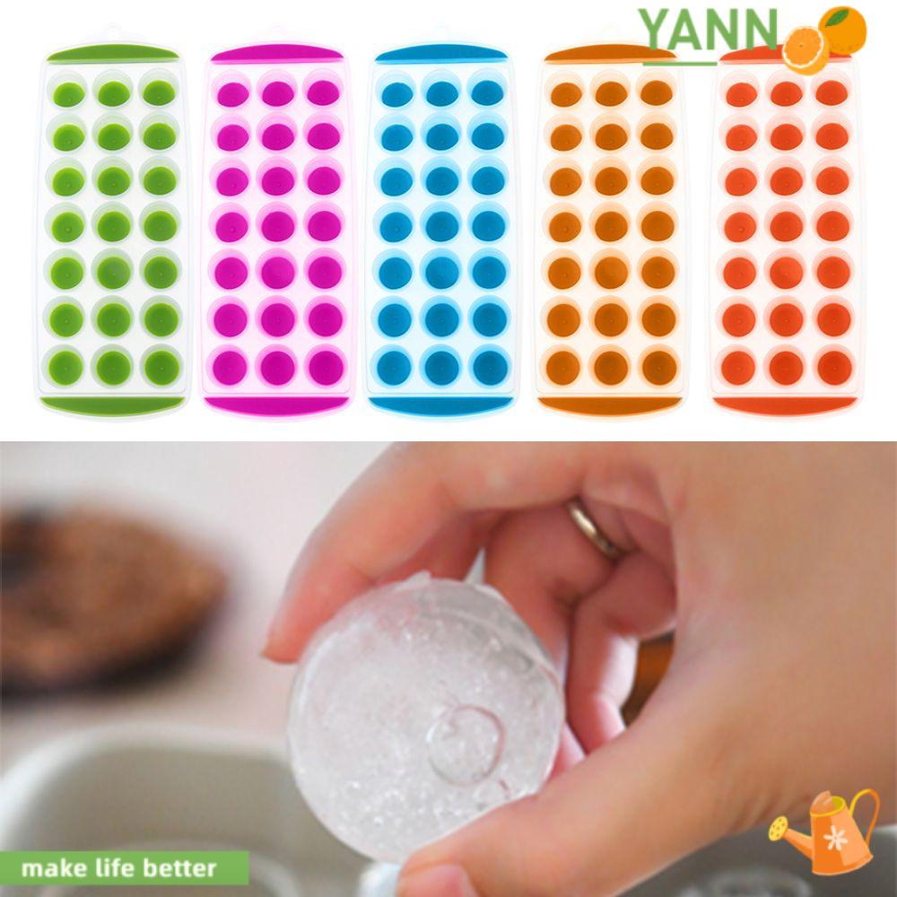 Khuôn Silicone Làm Đá Viên 21 Ô Tròn Dễ Dàng