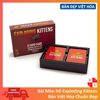 Mèo Nổ Cơ Bản Mèo Nổ Việt Hóa Exploding Kittens Tiếng Việt