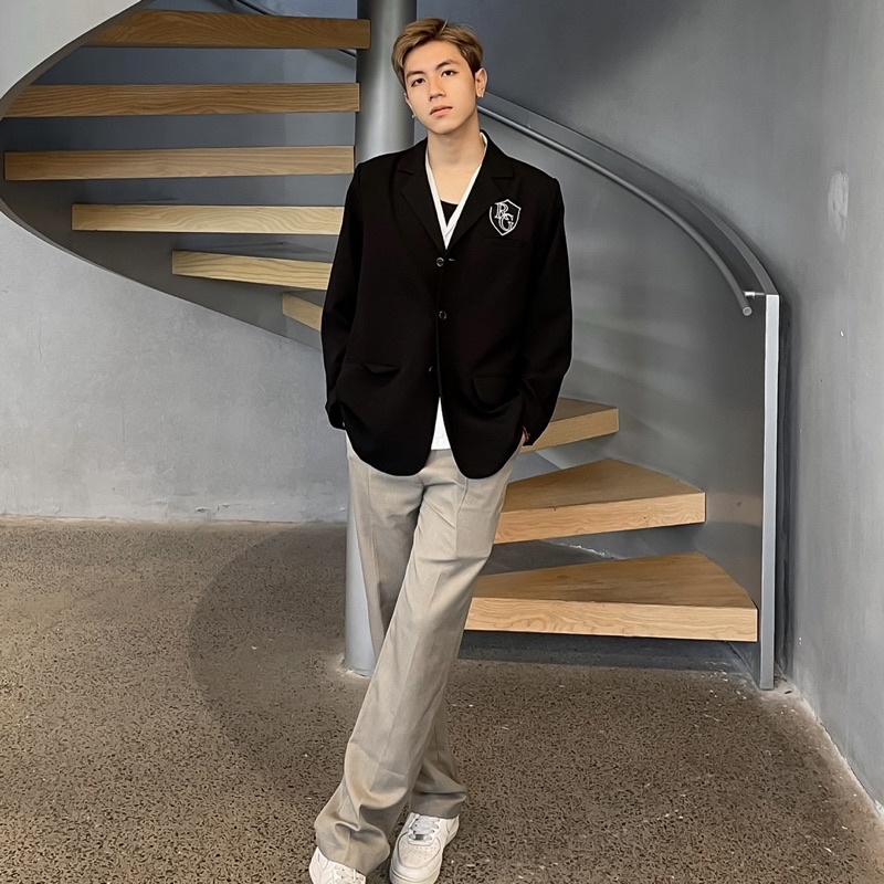 Áo Khoác Blazer School REGODS Unisex Form Rộng ( BLAZER SCHOOL )