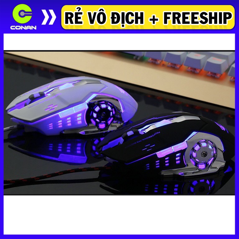 Chuột Mouse Có Dây Gaming T-Wolf V5