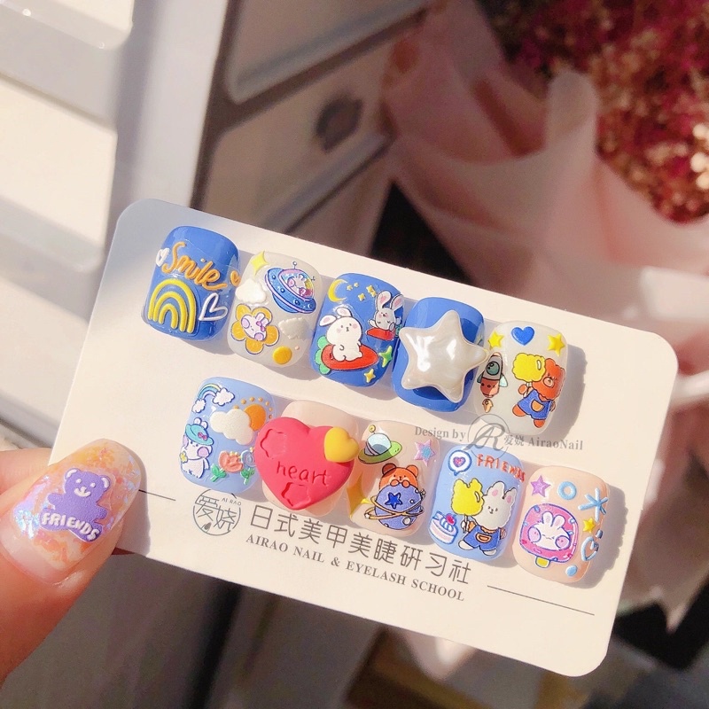 Móng mẫu Nail FOM VUÔNG