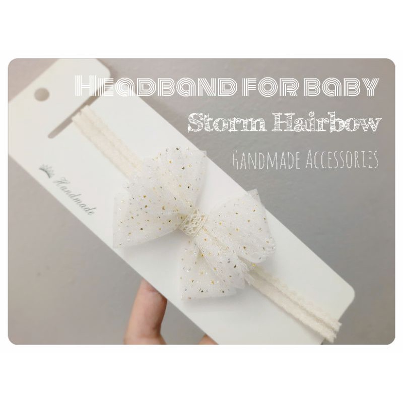 Storm Hairbow - Băng đô/ headband sản phẩm handmade cho bé