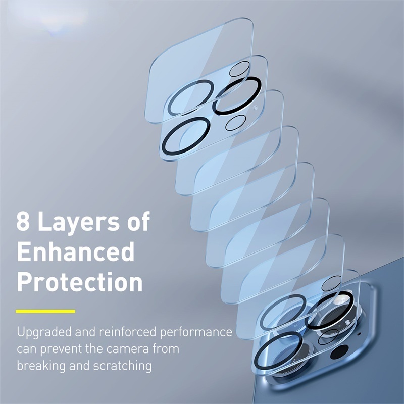 Miếng Dán Trong Suốt Bảo Vệ Ống Kính Camera IP 14 Pro / Full-Frame Ốp