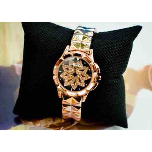 Đồng hồ nữ MASHALI 8815 mặt xoay cao cấp 30mm (Vàng hồng) + Tặng hộp đựng đồng hồ thời trang