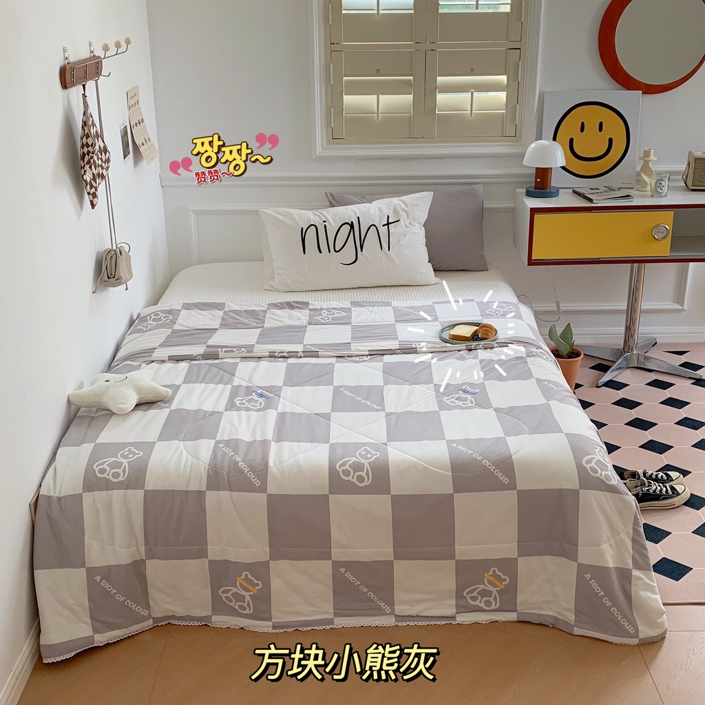 Chăn hè thun lạnh cao cấp họa tiết hoạt hình, chăn đắp hè thu siêu cấp mẫu mới 2023 cho mùa hè mát lạnh