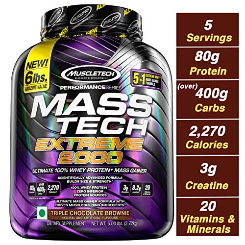 GW SAMPLE Gói Dùng Thử Muscletech Mass Tech Extreme 2000 Sữa Dinh Dưỡng Tăng Cân Nhanh Túi 1KG - Canada