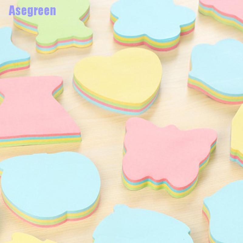 Set 100 giấy ghi chú nhiều màu sắc 10 mẫu mã tùy chọn