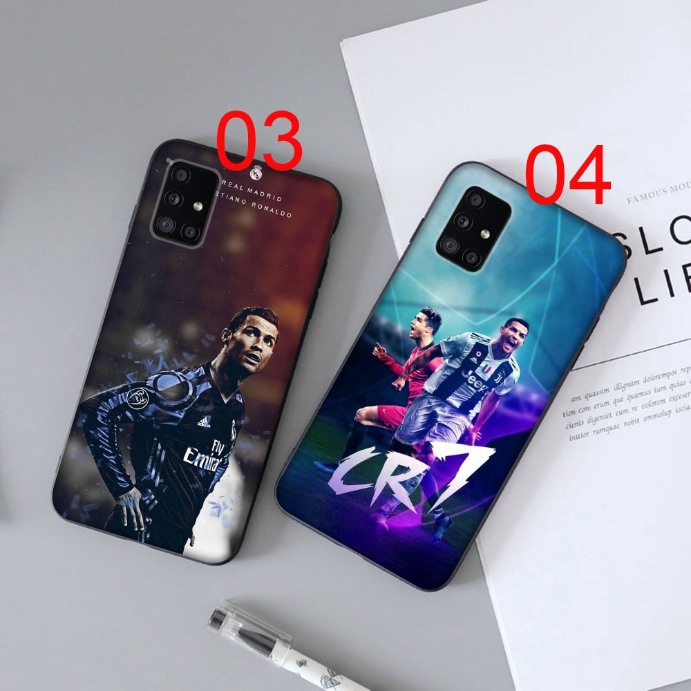 Ốp điện thoại mềm họa tiết CR7 Cristiano Ronaldo cho Samsung Galaxy A11 A21 A41 A51 A71 A81 A91