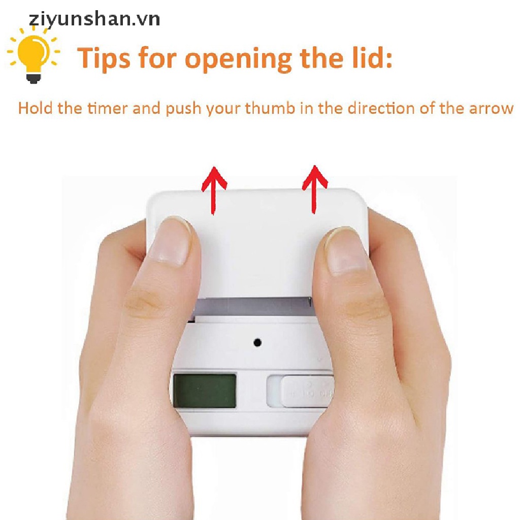 Đồng hồ hẹn giờ đếm ngược hình khối lập phương cảm biến độc đáo