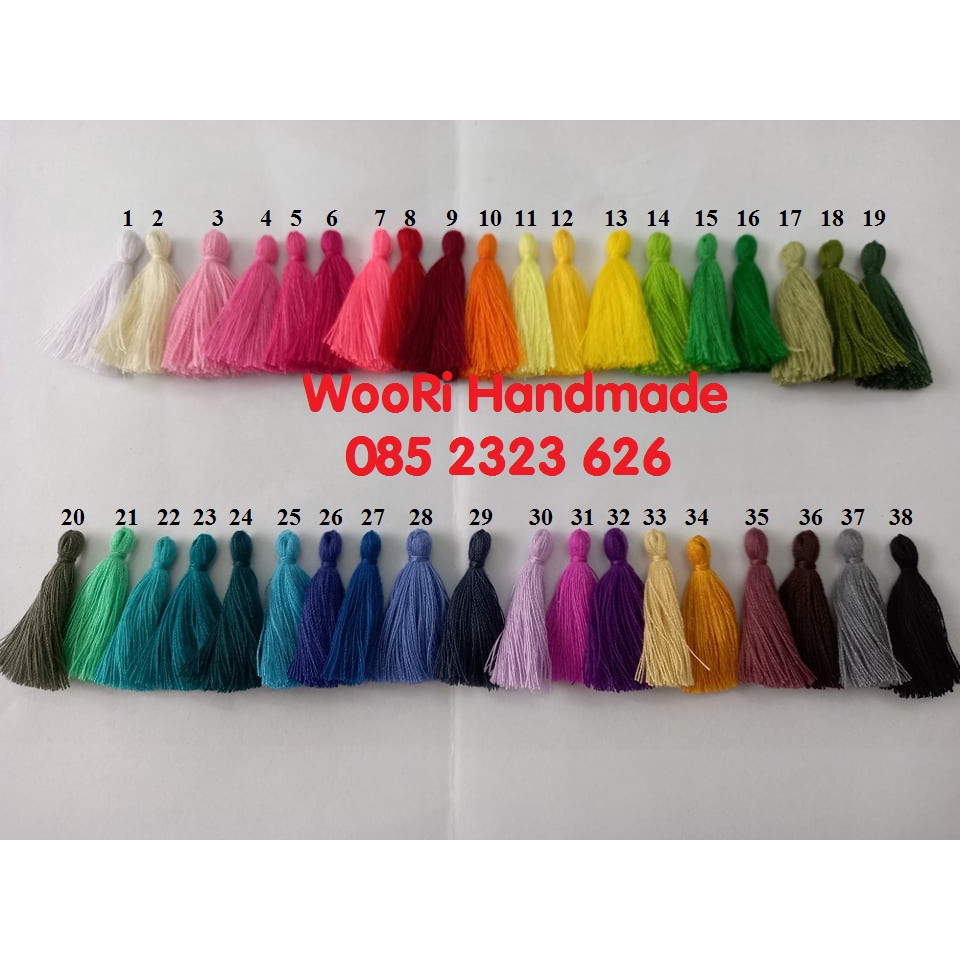 Bịch 10 tua rua mini trang trí