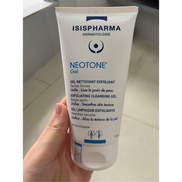 Gel rửa mặt trắng sáng da - NEOTONE GEL ISIS PHARMA