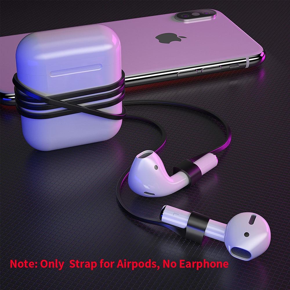 Dây Tai Nghe Essager Bằng Silicon Dạng Móc Từ Tính Chống Lạc Cho Airpods