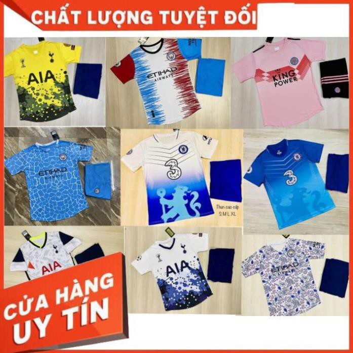 Áo Bóng Đá Thun Thái Lạnh Cao Cấp💥 ĐA DẠNG MẪU MÃ 💥 Chelsea, Leicester, TOT, ManCity,.... * ྇ ་