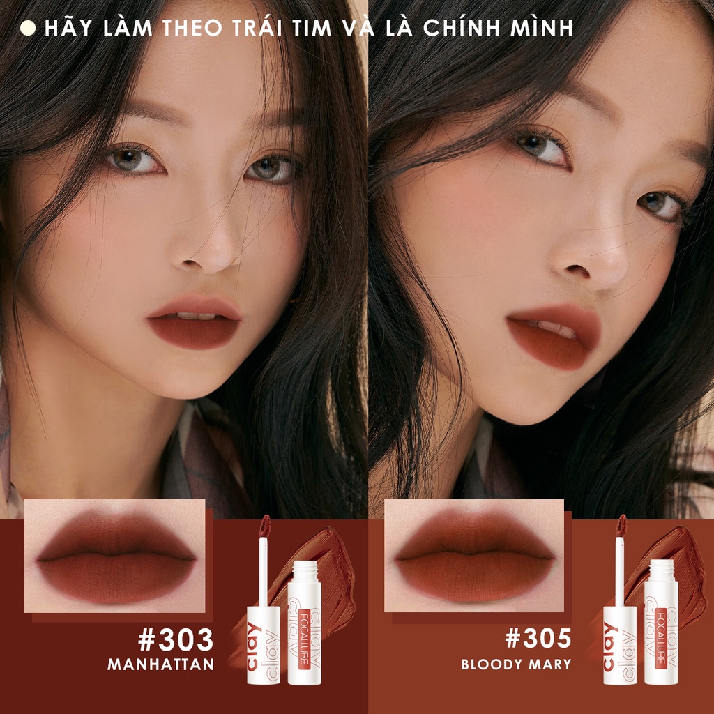 Focallure Mashed Potato Velvet-Mist Matte Lipclay Creamy Lipcream Silky Smooth Long-lasting 2.5g/1pc | WebRaoVat - webraovat.net.vn