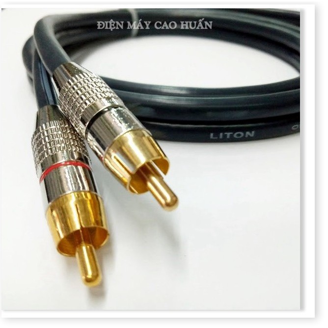 Dây av liton thuần đồng 1m - dây audio - Cáp tin hiệu âm thanh