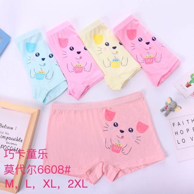 Combo 10 Quần Đùi Cotton Cho Bé Gái Siêu Xinh