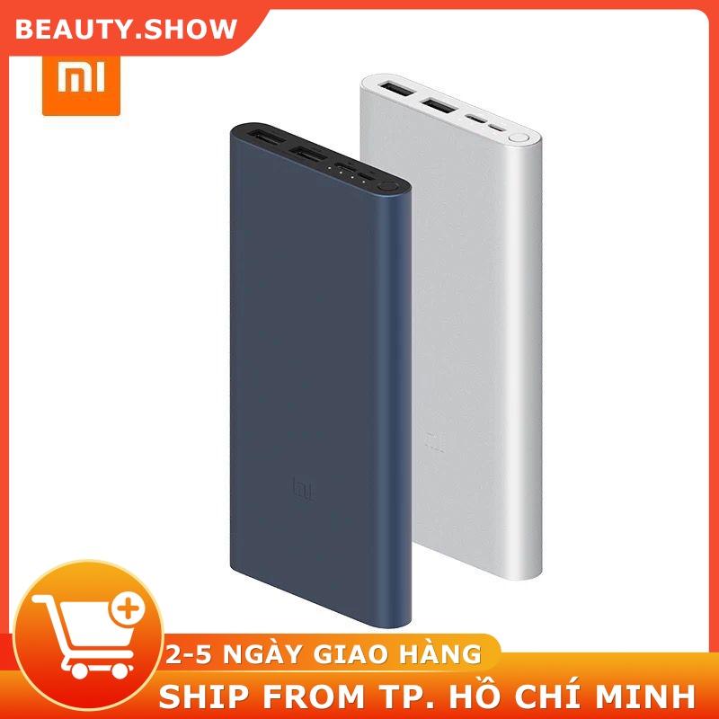 Sạc Dự Phòng Xiaomi Type- C gen 3 pro 10000mAh - Hỗ trợ sạc hai cổng ra