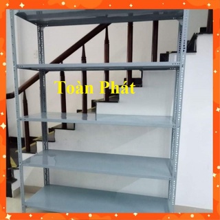 Kệ sắt v lỗ 4 tầng x cao 1.5m