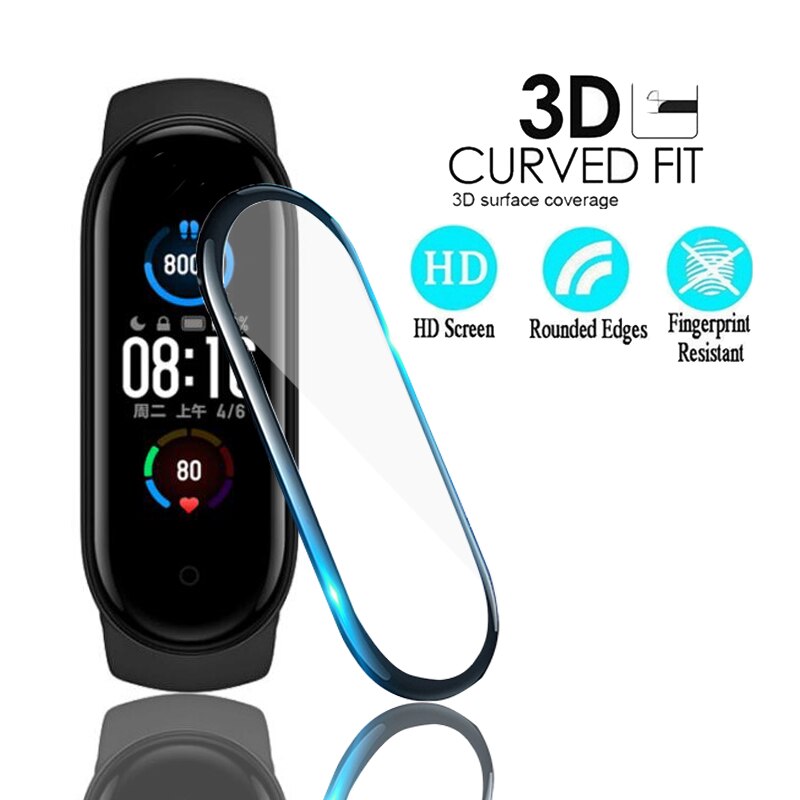 Miếng Dán Bảo Vệ Cho Màn Hình Đồng Hồ Thông Minh Xiaomi Mi Band 5