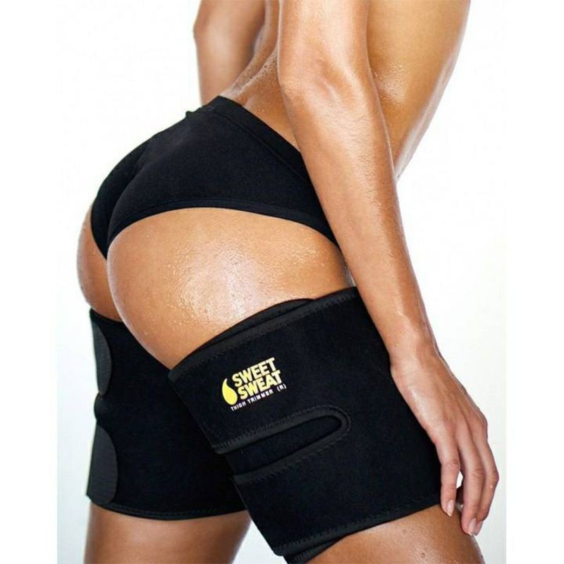 Set 2 Đai Nịt Đùi Sweat Sweat Giảm Mỡ Thon Gọn Cho Nam và Nữ