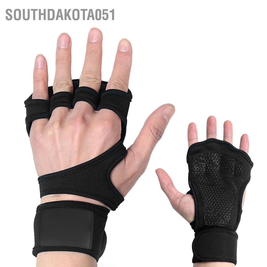 Southdakota051 Găng tay tập tạ chống trượt thể dục