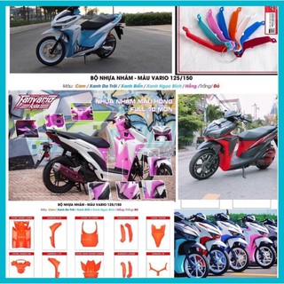 Full áo nhựa nhám click125 vario 2018 & 2021 fanvaroi ( bộ 10 món)