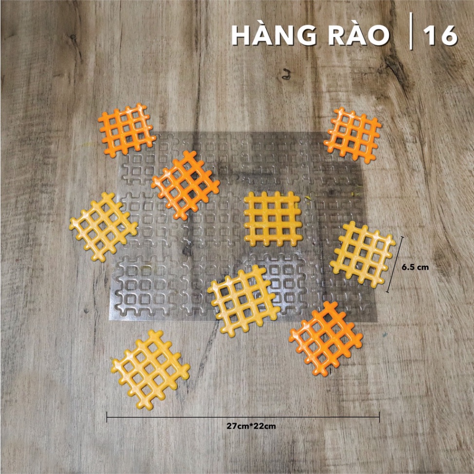 Khuôn đổ socola trang trí bánh kem  tấm mica đổ khuôn socola định hình